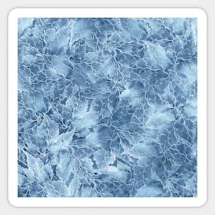 Frozen Leaves 8 Sticker